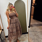 Vineyard Eyelet Dress (Nutmeg)