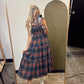 Sloane Plaid Midi Dress