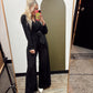 Black Tie Optional Jumpsuit (Black)