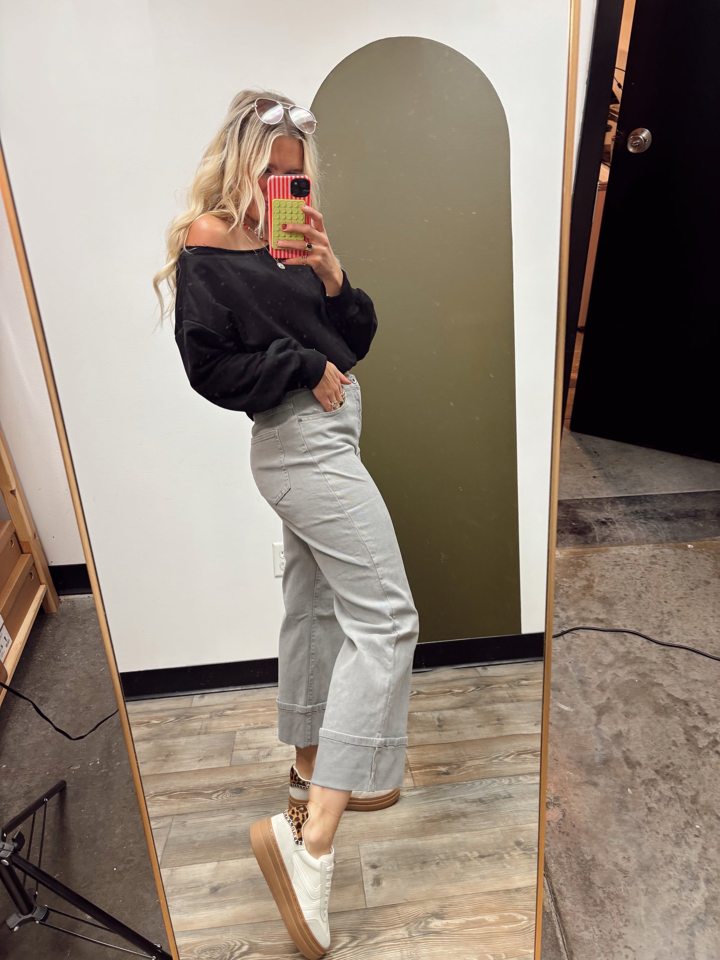 Emely Cuff Jean (Grey)