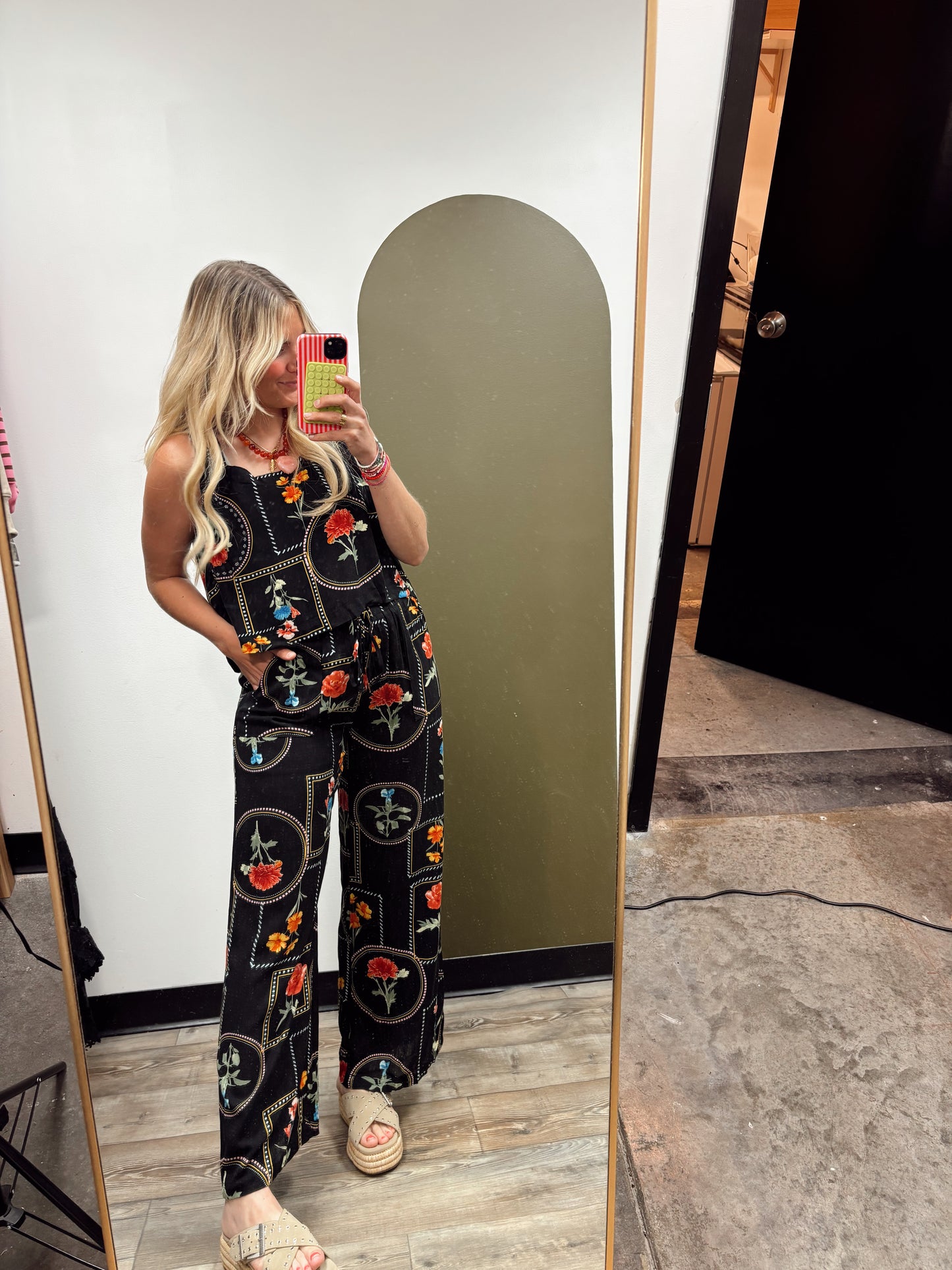 Tropicana Print Tank Set