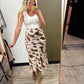 Western Chic Satin Skirt
