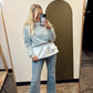 Sweater Combo Top