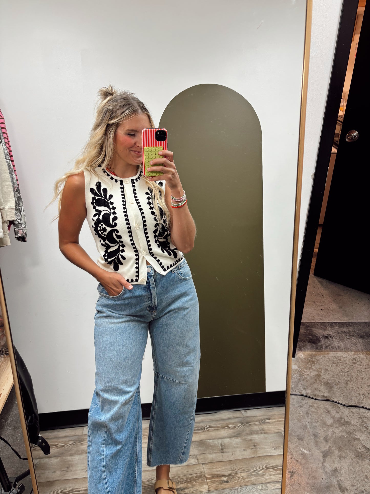 Kali Emb Knit Vest