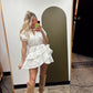 Elaine Eyelet Dress (White)