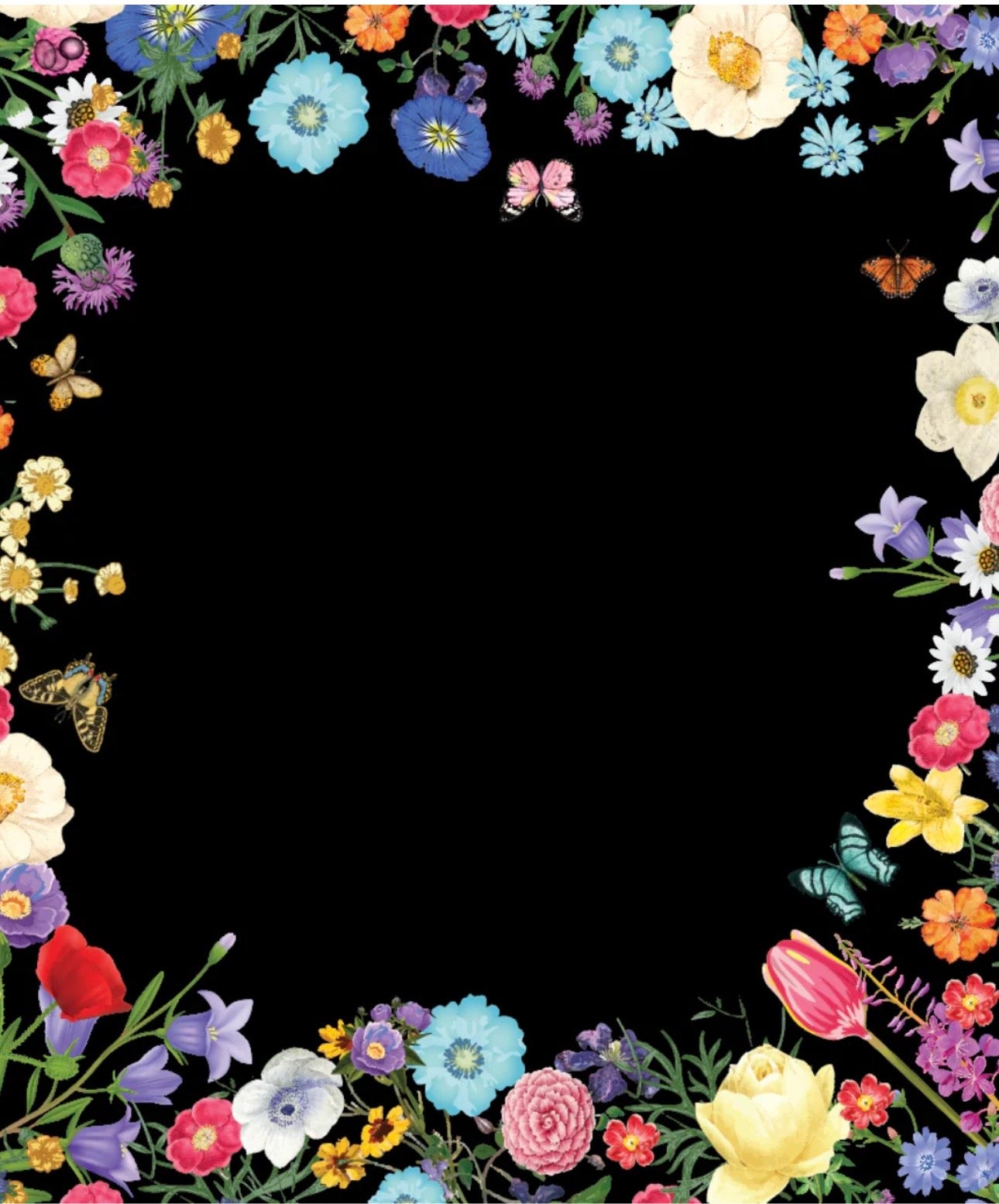 Double the Fun/Floral Double Sided Mat
