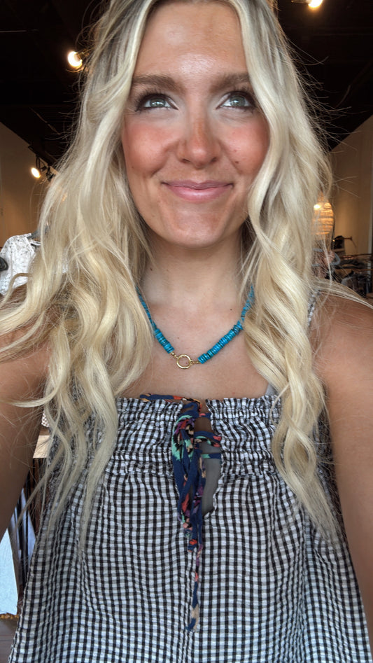 Tidal Mood Necklace (Blue)