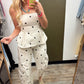 Dotty Strapless Top