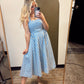 Farrah Midi Dress (Blue)