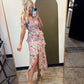 Carmine Floral Maxi Dress