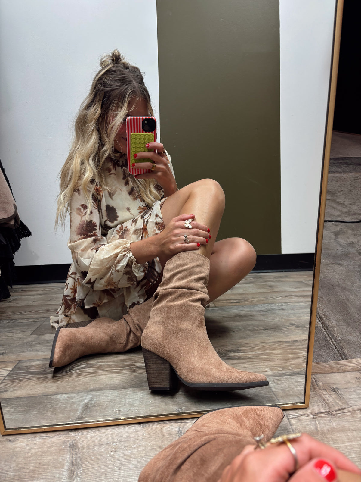 Letty Slouch Boot (Latte)