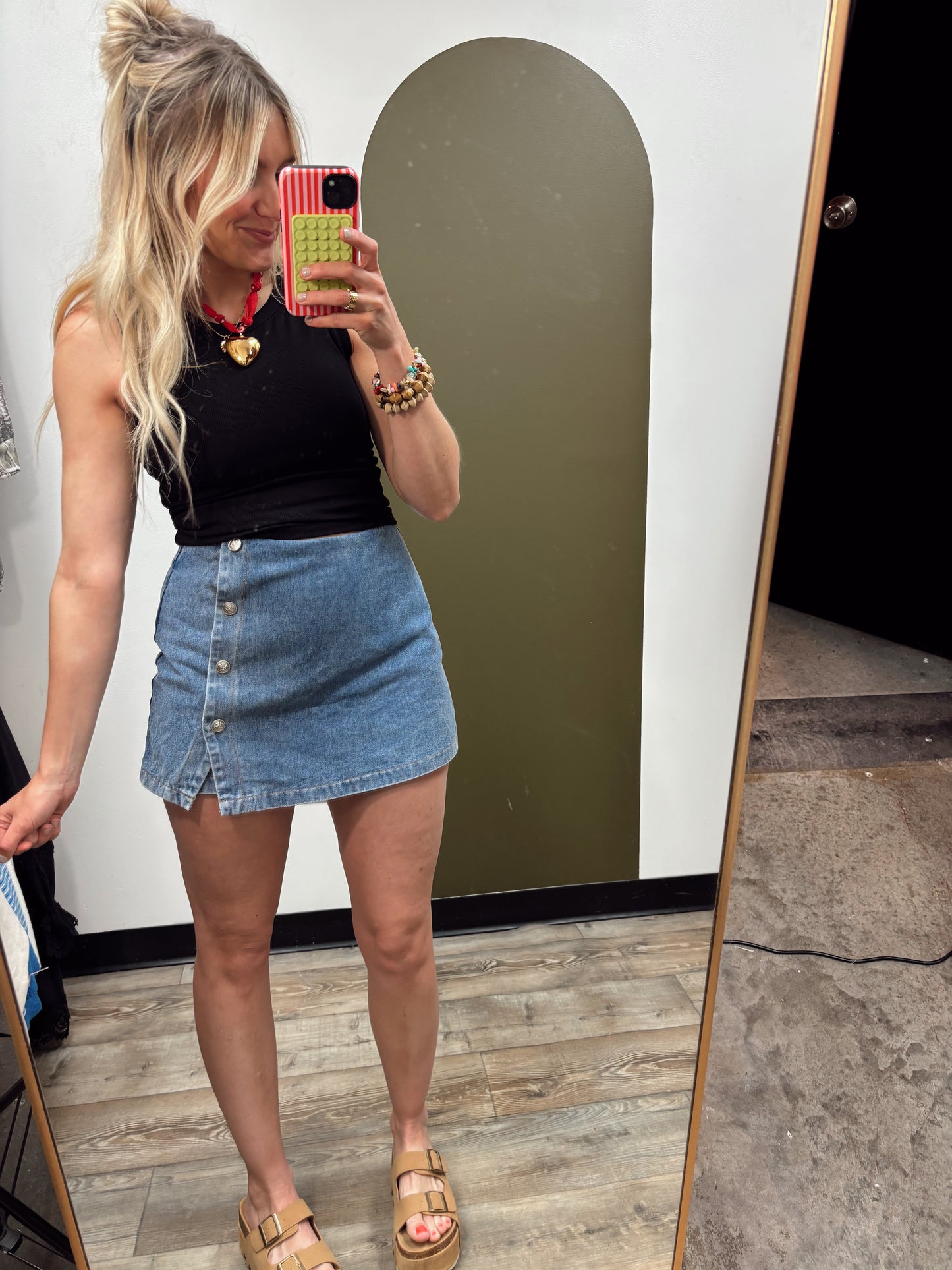 Shes The One Denim Skort