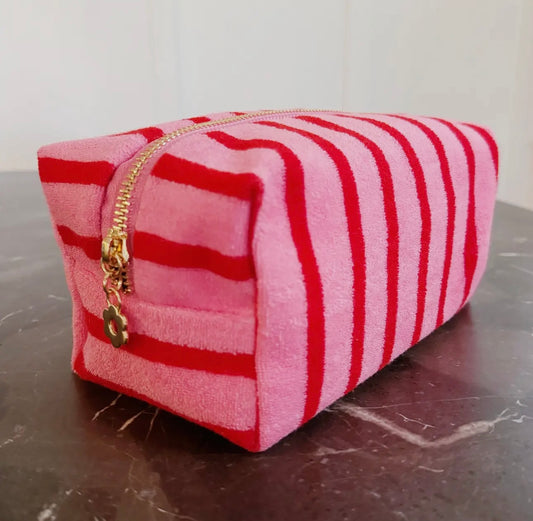 Terry Cloth Cosmetic Case