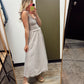 Tatum Stripe Maxi Dress (Brown)