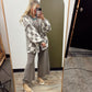Come Around Check Cardy (Mocha)