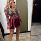 Hope Sheer Floral Top (Black)