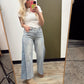 Two Tone Wide Leg Denim