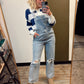 Irina Distressed Overall