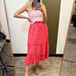 Paisley Showers Midi Skirt