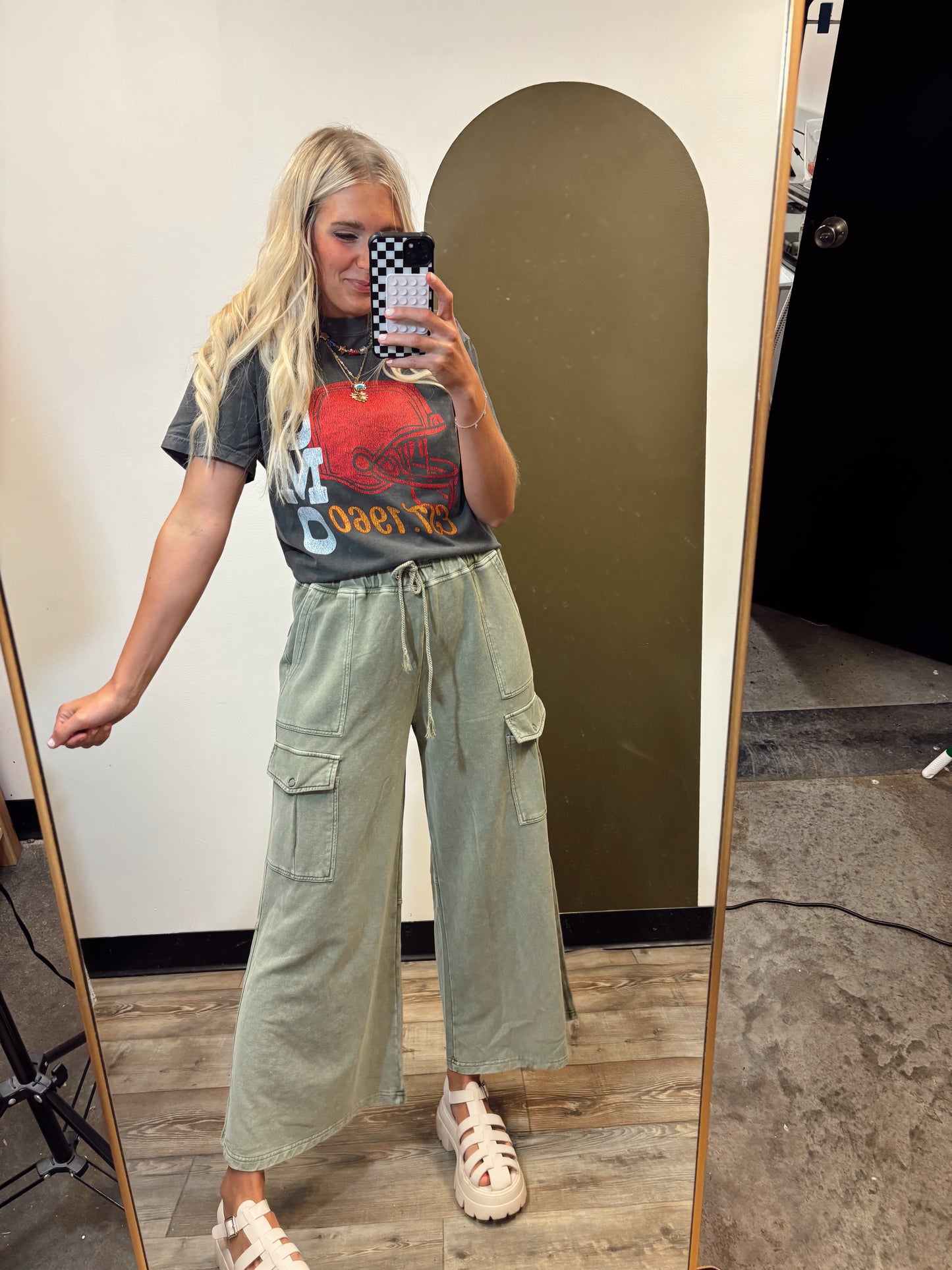 Alivia Cargo Pant (Sage)