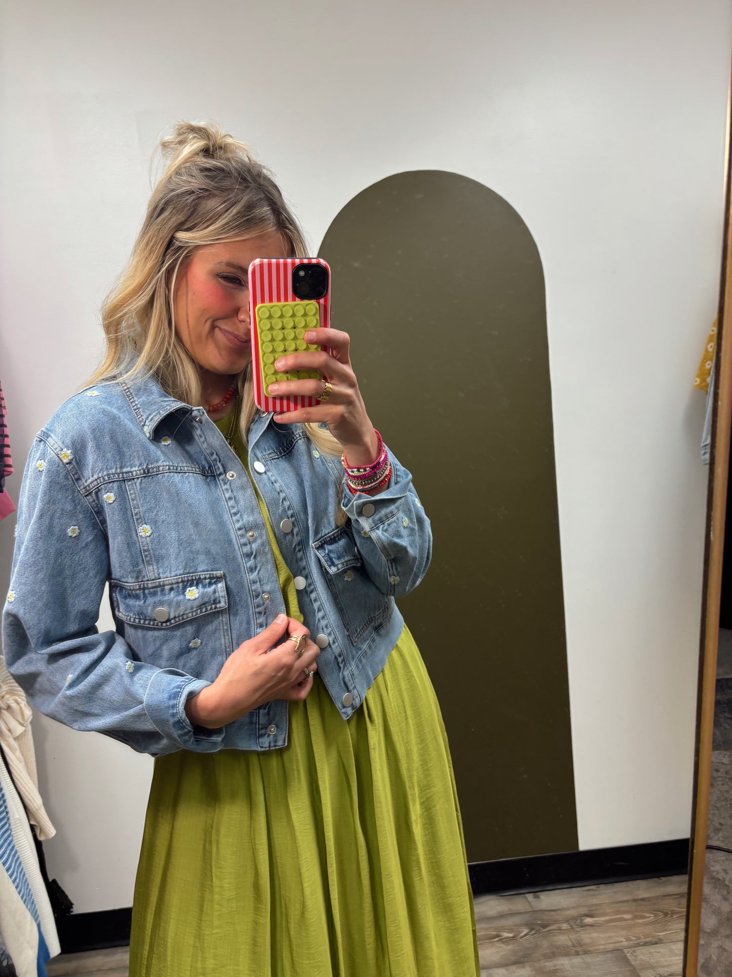 Denim Daisy Jacket