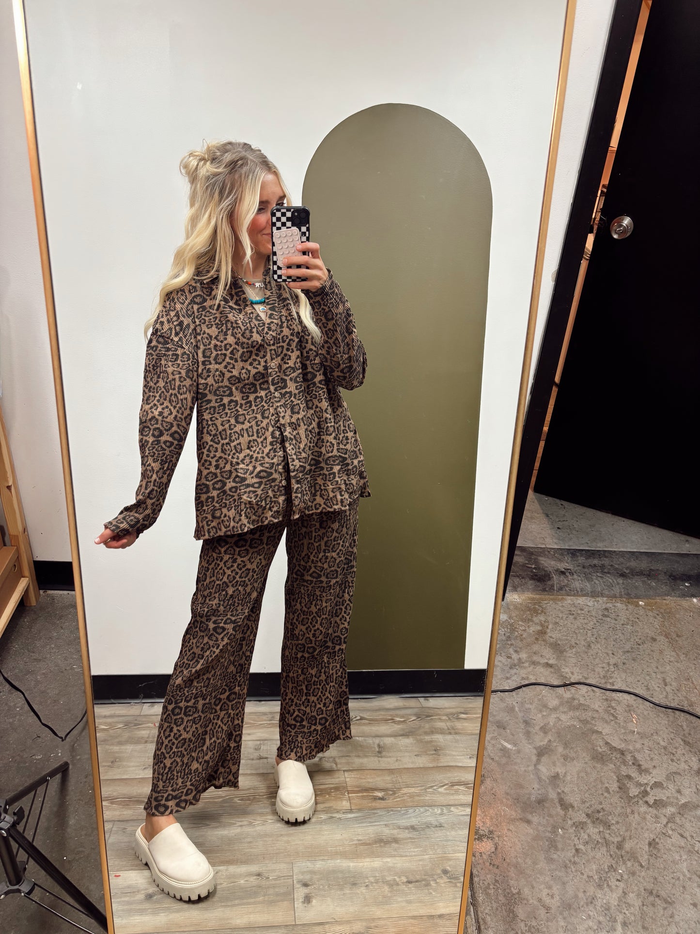 Steppin Out Leopard Set