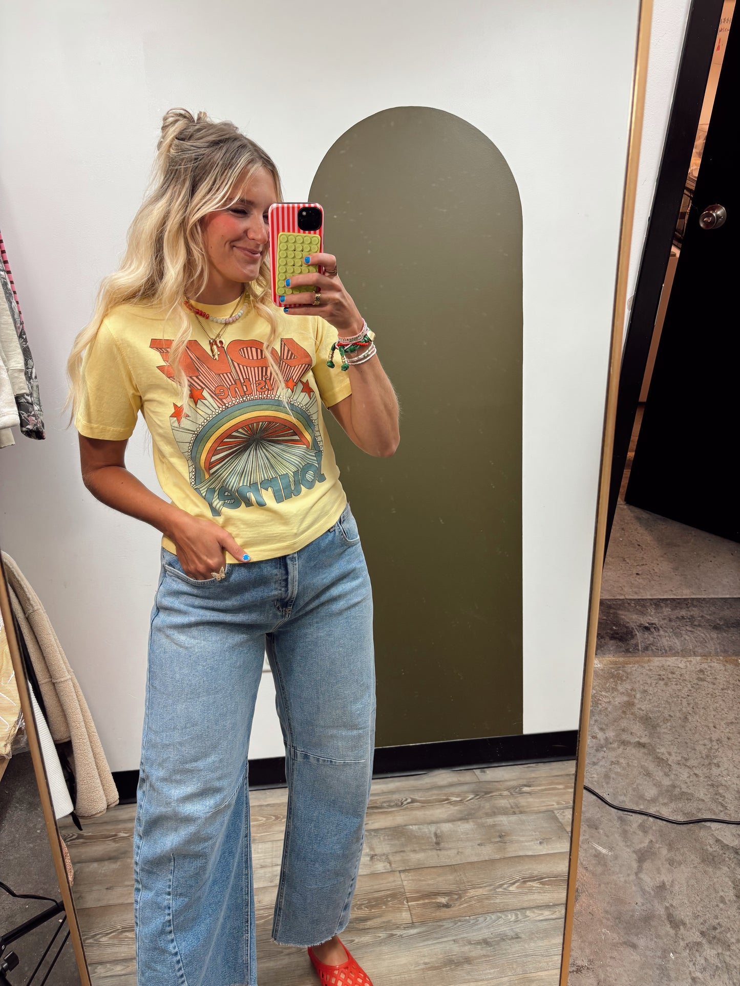 Love Is The Journey Crop Tee