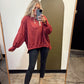 Sienna Sweat Top (Burgundy)