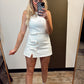 Stassi Detail Romper (White)