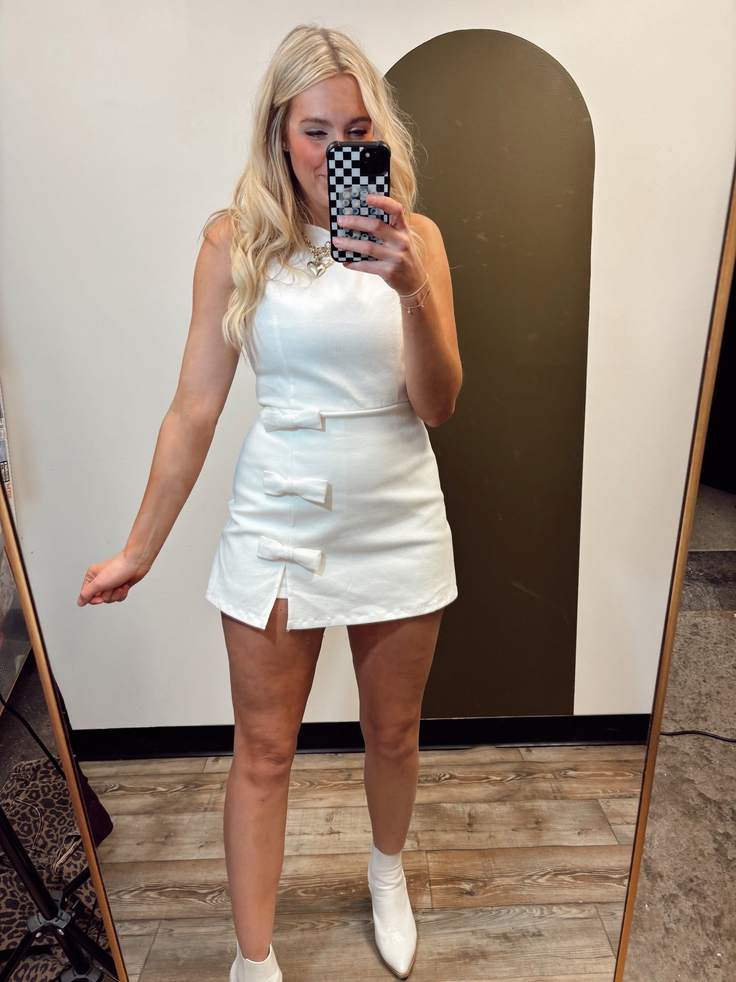 Stassi Detail Romper (White)