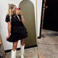 Octavia Ruffle Frill Dress (Black)