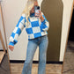 Square Up Sweater (Blue)