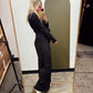 Black Tie Optional Jumpsuit (Black)