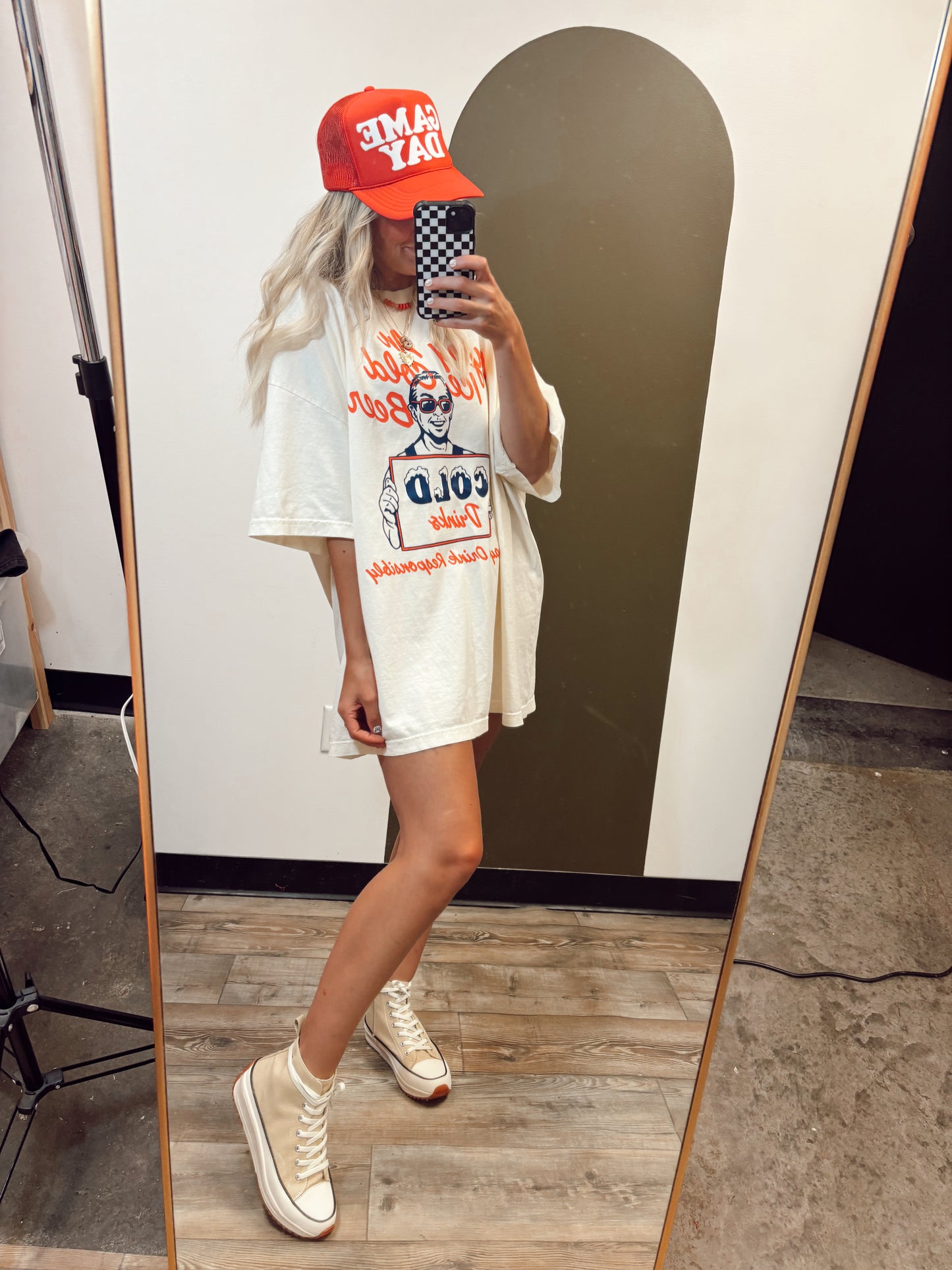 Ice Cold Beer Oversize Tee