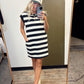Shawna Stripe Dress (Black)