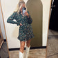 Kylie Floral Dress (Green)