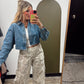 Hunter Crop Denim Jacket