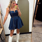 Raquel Detail Denim Dress