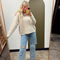 Harley Cable Knit Sweater (Ivory)