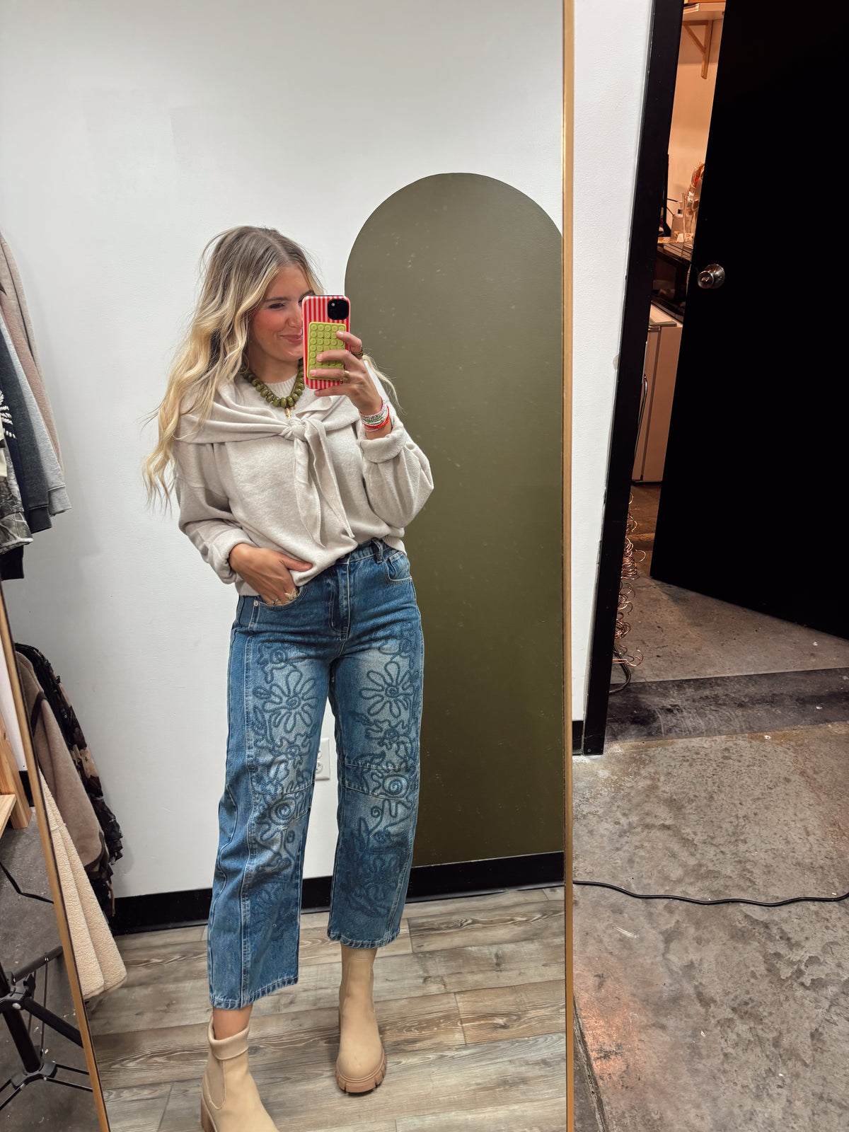 Darla Emb Detail Jean
