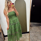 Vineyard Eyelet Dress (Green)