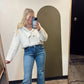 Across Town Crop Hoody (Cream)