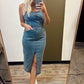 Indigo Denim Midi Dress