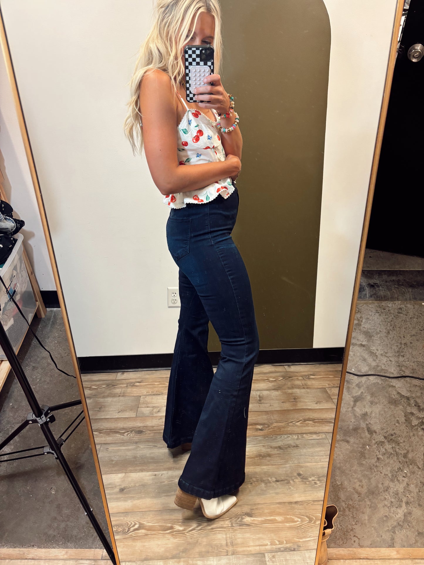 With Flare High Rise Jean