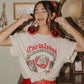 Christmas Patch Thrift Tee