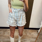 Deanne Plaid Short