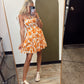 Resort Sun Mini Dress (Tangerine)