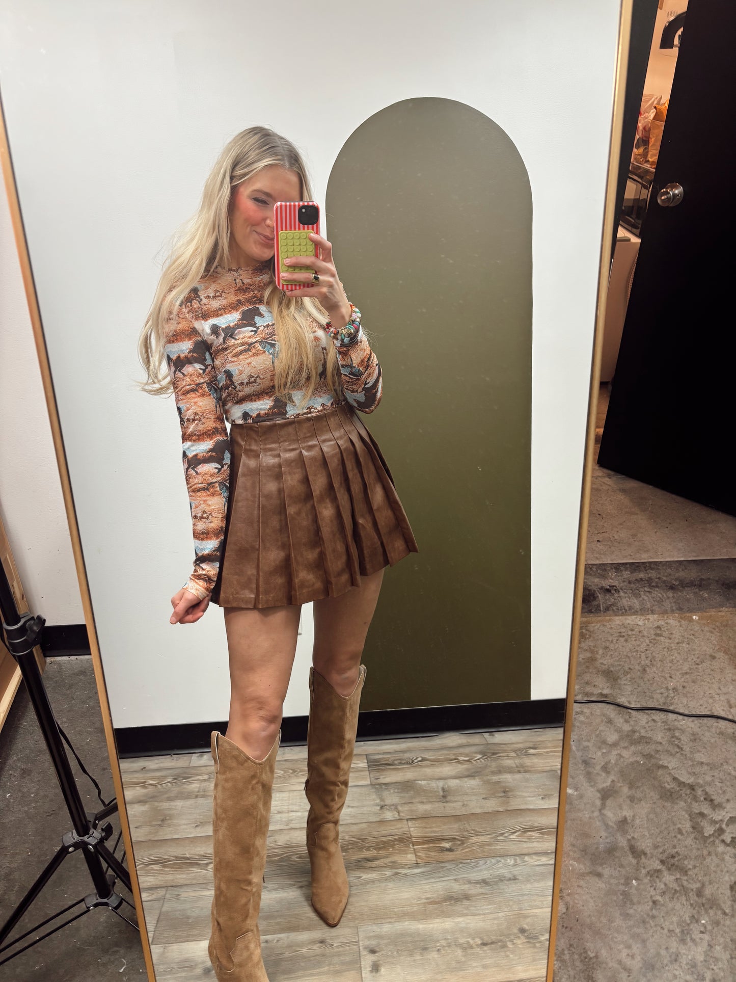 Wild And Western Sheer Top