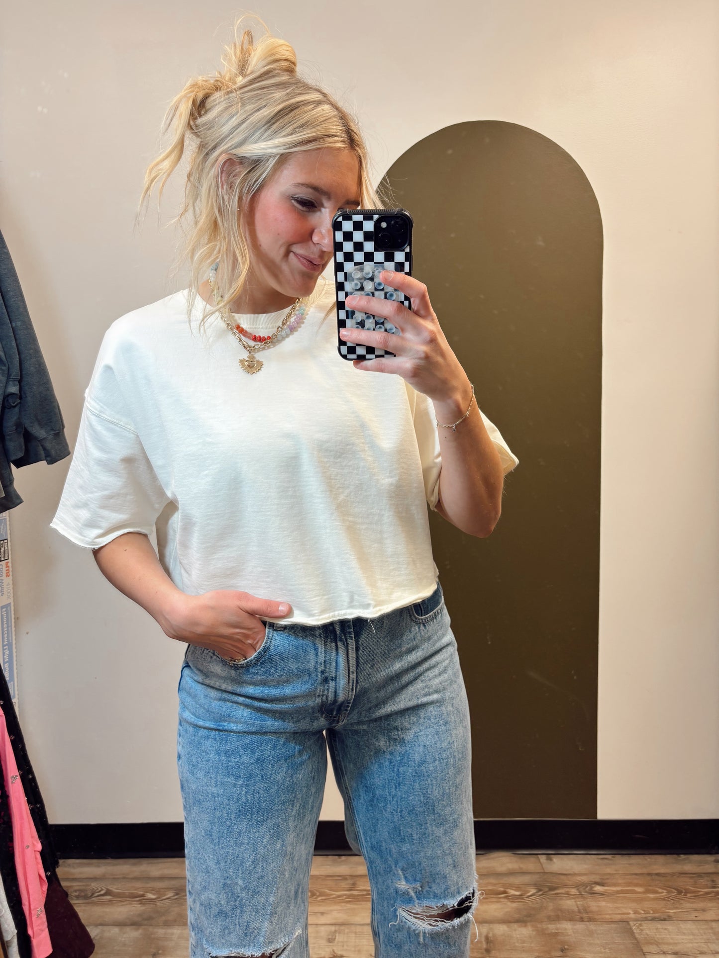 Misty Muscle Tee (White)