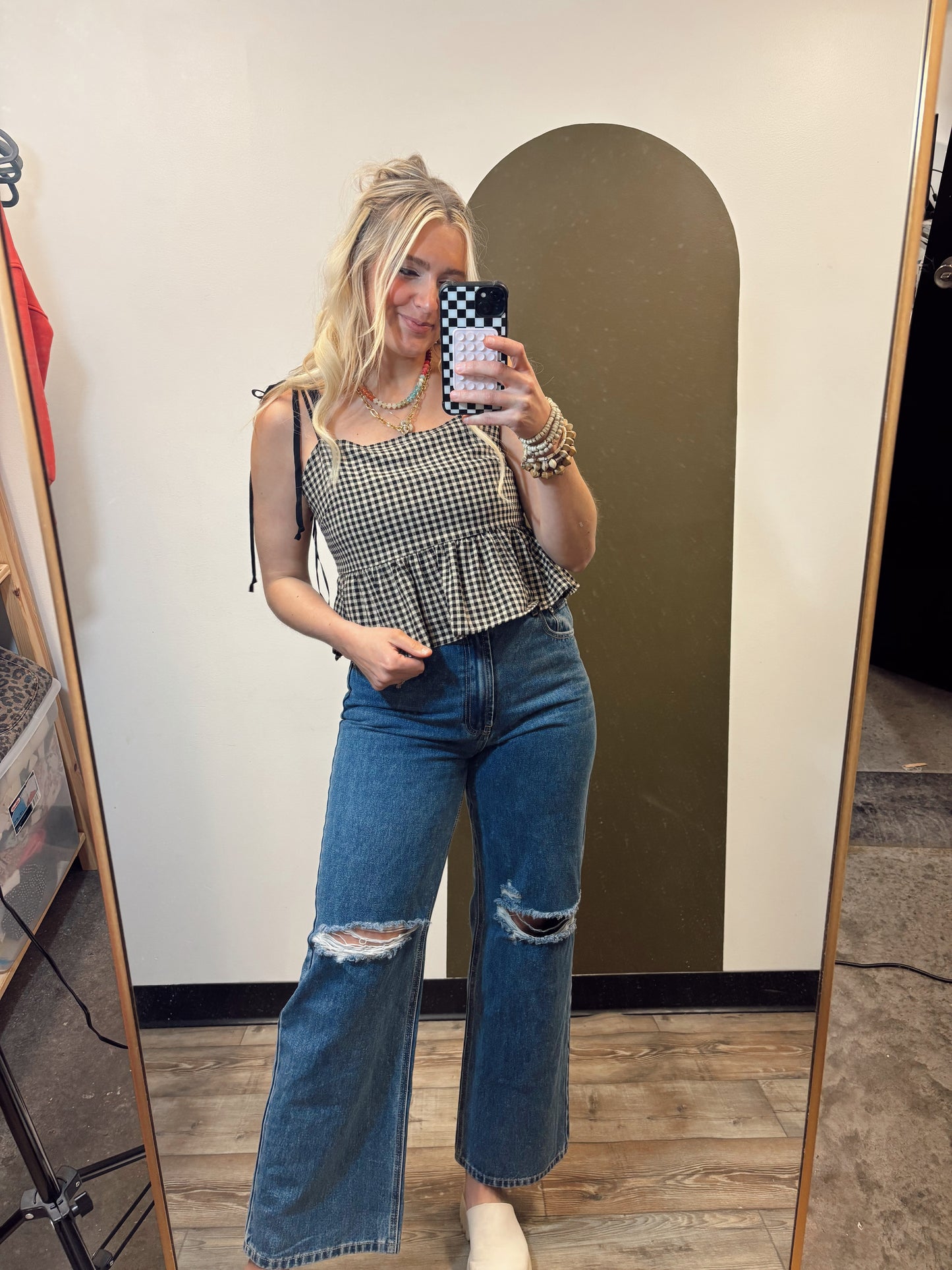 Sabrina Gingham Tank